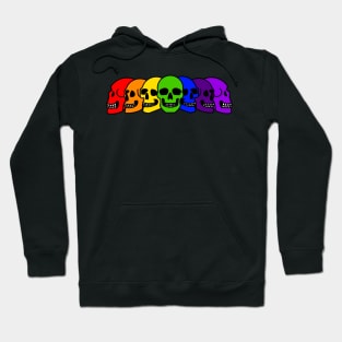 Pride Skulls Gay Hoodie